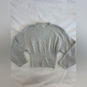 Pink Rose Barrel Sleeve Sweater